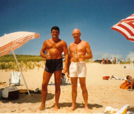 Brother-in-law and me, 1988 Brother-in-law and me, 1988
