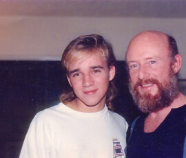 Son, Charles, and me, motorcycle trip, 1987 Son, Charles, and me, motorcycle trip, 1987